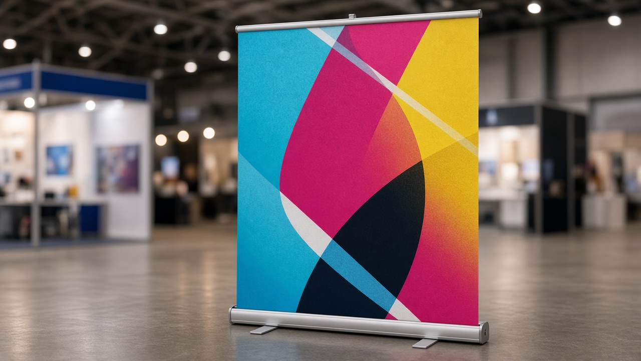 Roll-up para ferias: presencia sin complicaciones