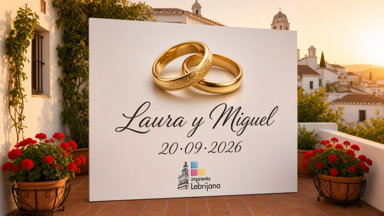 Photocall de boda